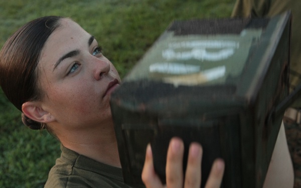 Photo Gallery: Marine recruits complete combat fitness test on Parris Island