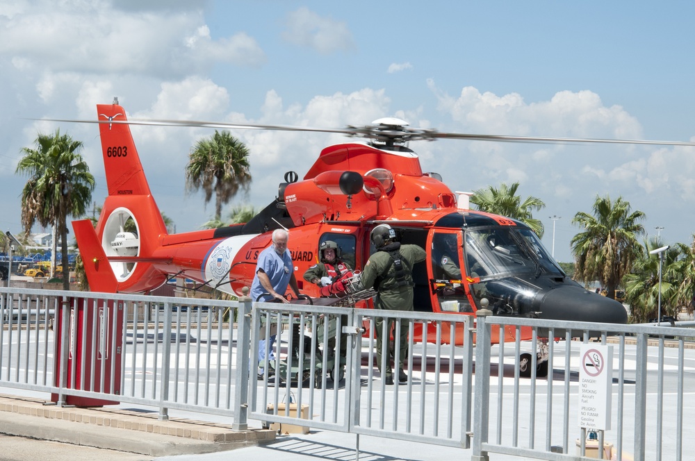 Coast Guard medevacs stroke victim off Galveston