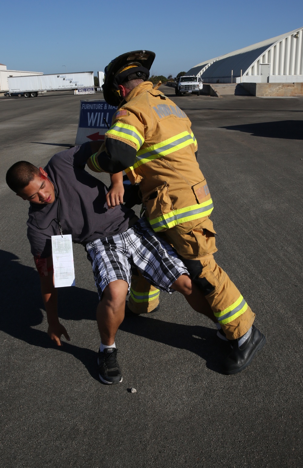 Aircraft mishap exercise provides needed experience for first responder community