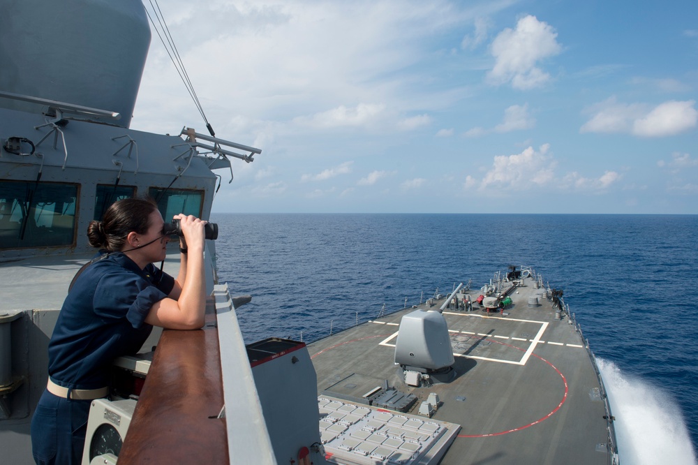 USS Mahan operations