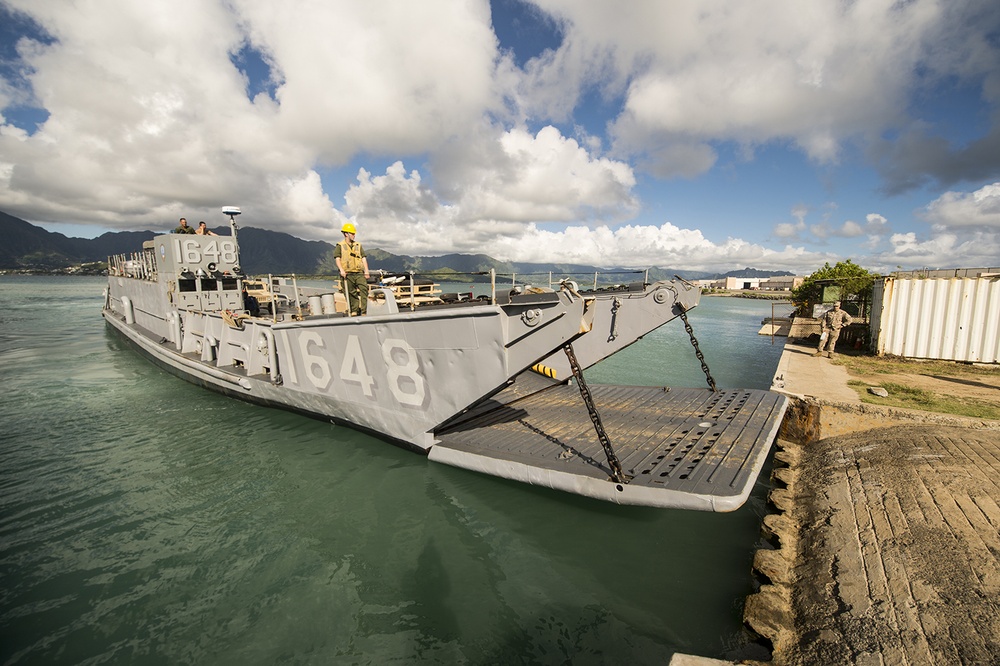 USS Harpers Ferry operations