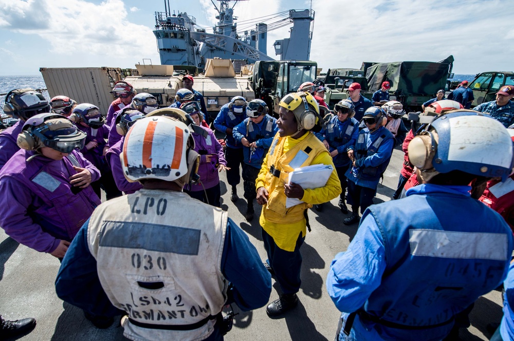 USS Germantown operations