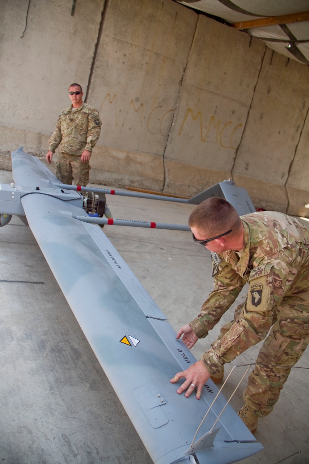 Currahee soldiers launch unmanned aerial system
