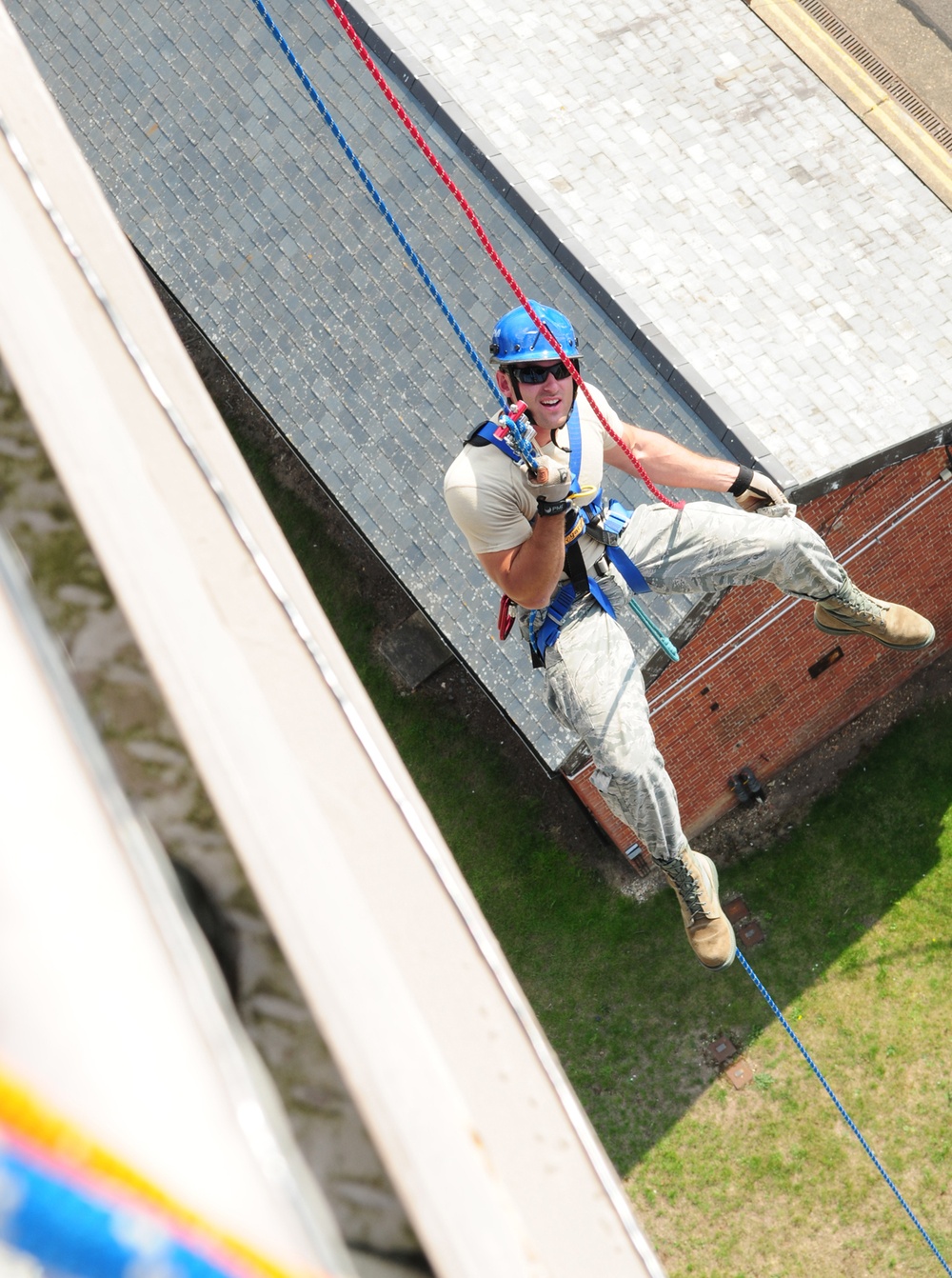 Firefighters 'hang around,' train for rescues