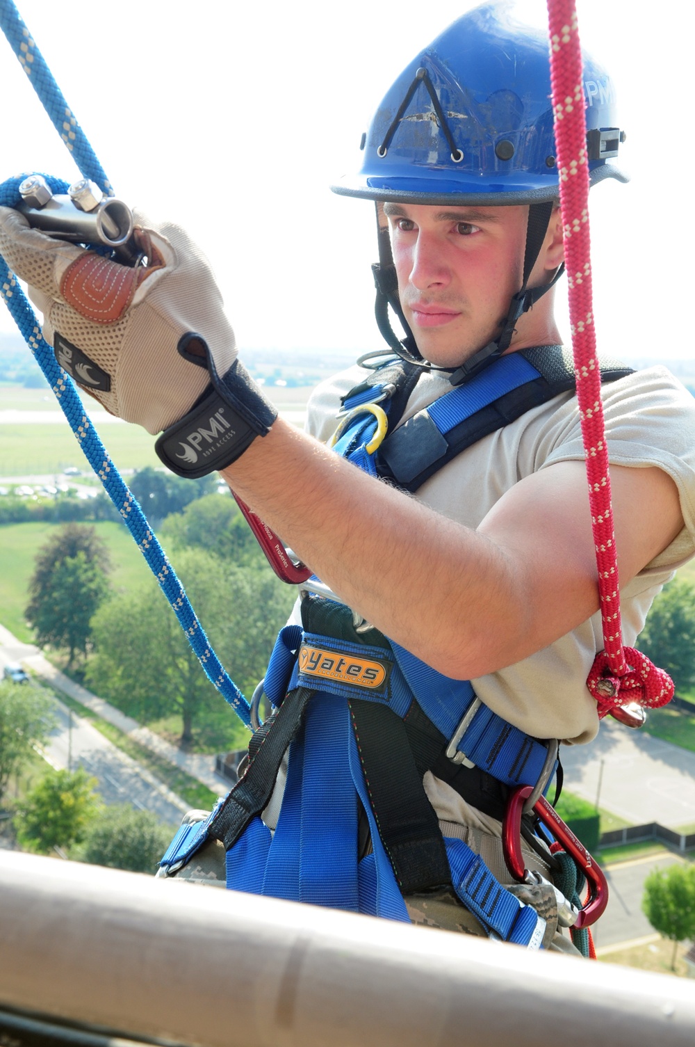 Firefighters 'hang around,' train for rescues
