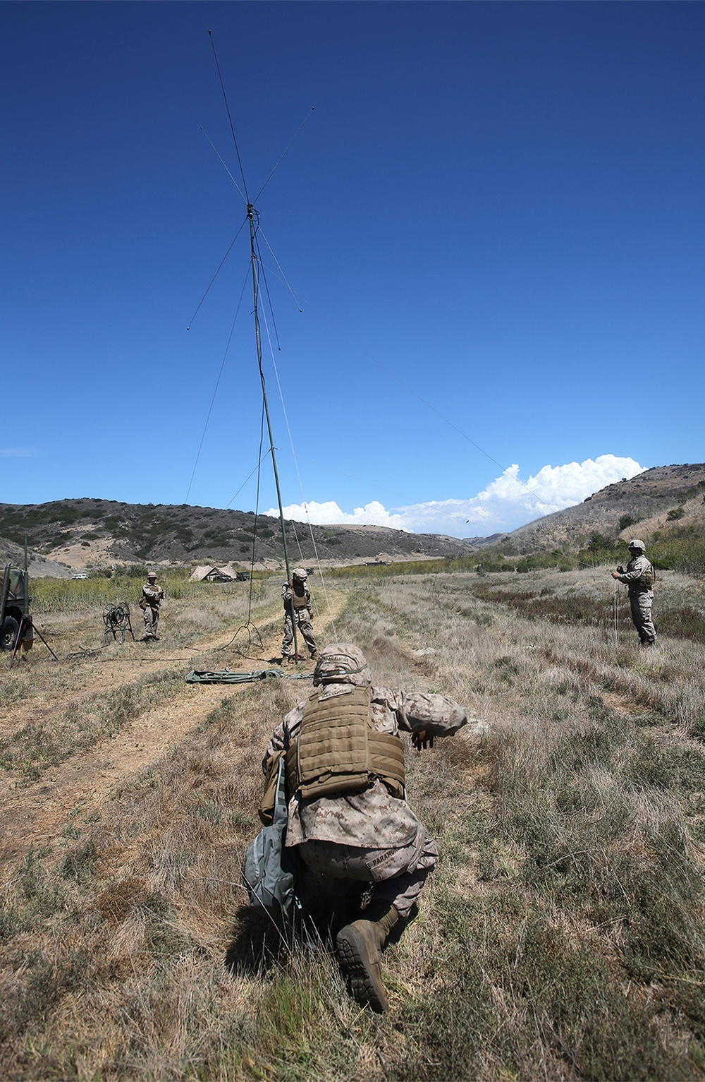 CLB-5 Marines conduct combat operations center exercise