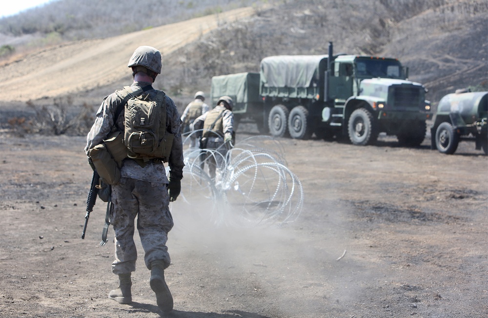 CLB-5 Marines conduct combat operations center exercise