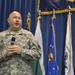 Maj. Gen. Max Haston speaks at military students' graduation
