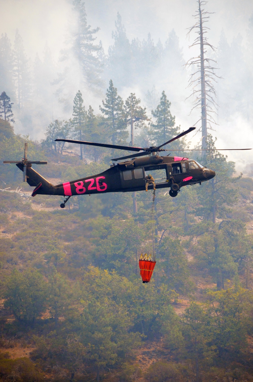 California National Guard help battle the Rim Fire near Yosemite
