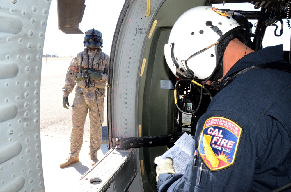 California National Guard help battle the Rim Fire near Yosemite