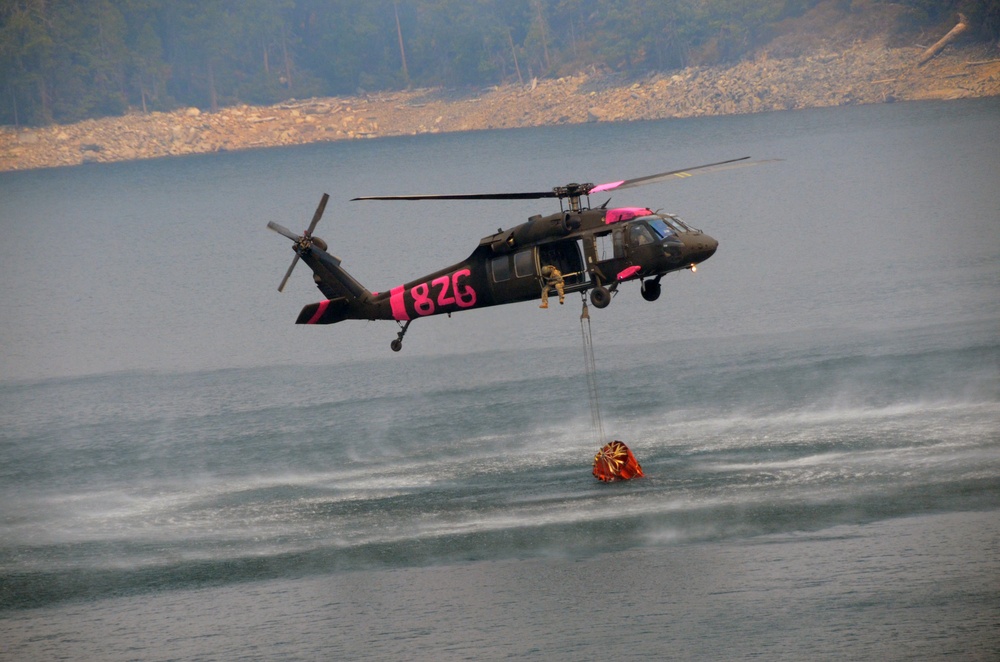 California National Guard help battle the Rim Fire near Yosemite