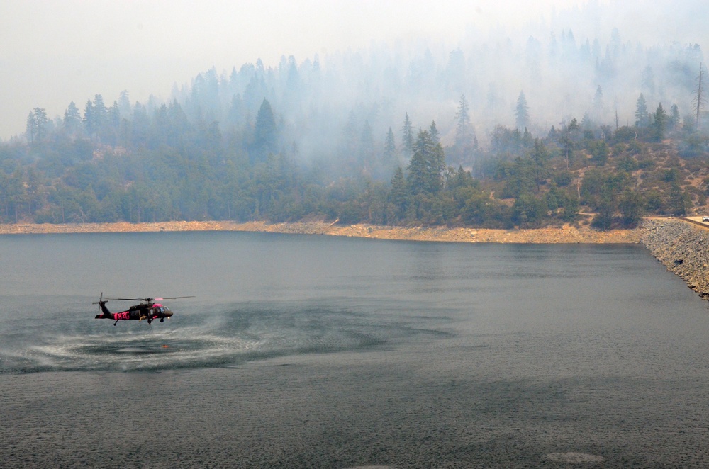 California National Guard help battle the Rim Fire near Yosemite