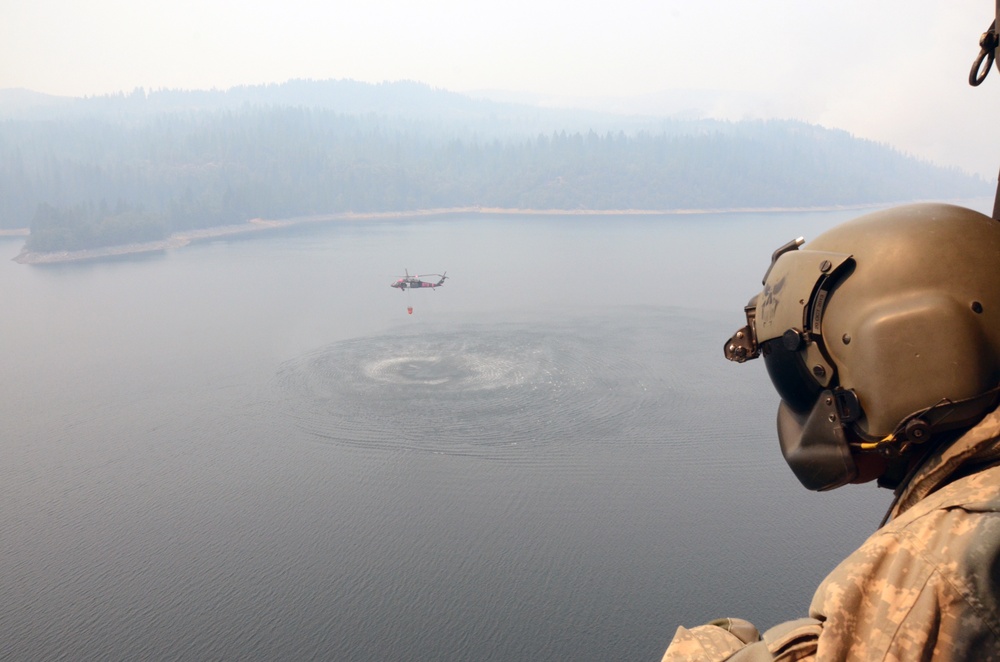 California National Guard help battle the Rim Fire near Yosemite