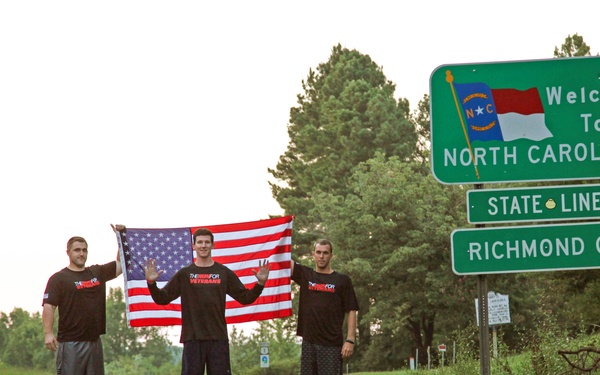 Maintenance Marines join cross-country runner, former sergeant on run for veterans