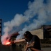 Coast Guard members conduct pyrotechnics training