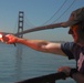 Coast Guard members conduct pyrotechnics training