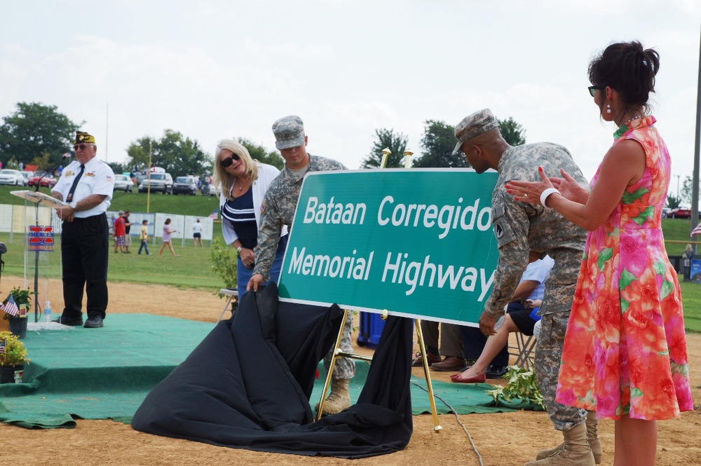 Kentucky State Rep. Kim King unveils the 'Bataan Corregidor Memorial Highway'
