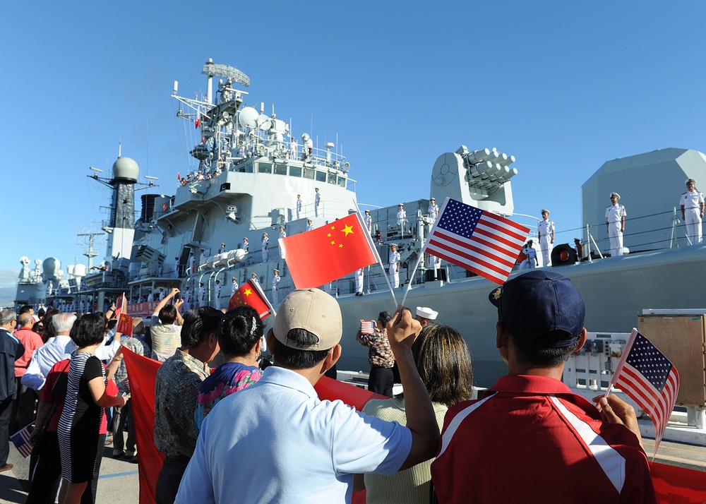 Chinese ships visit Pearl Harbor-Hickam