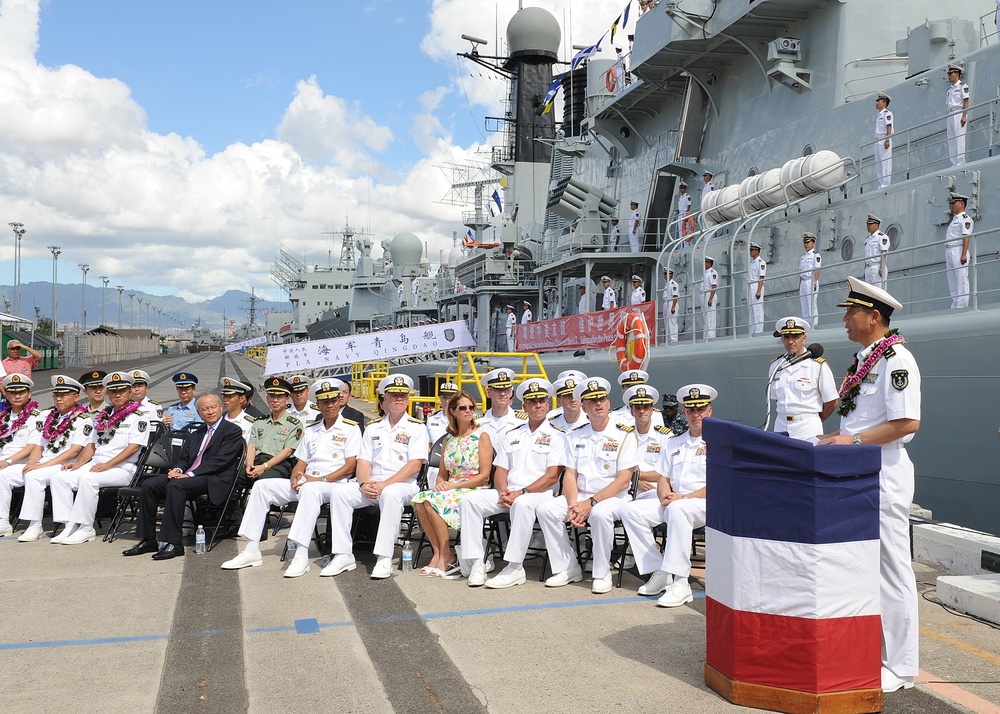 Chinese ships visit Pearl Harbor-Hickam