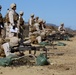 Infantrymen crosstrain on machine guns