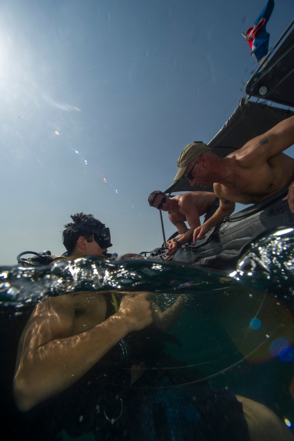 Commander, Task Group (CTG) 56.1 dive supervisor training