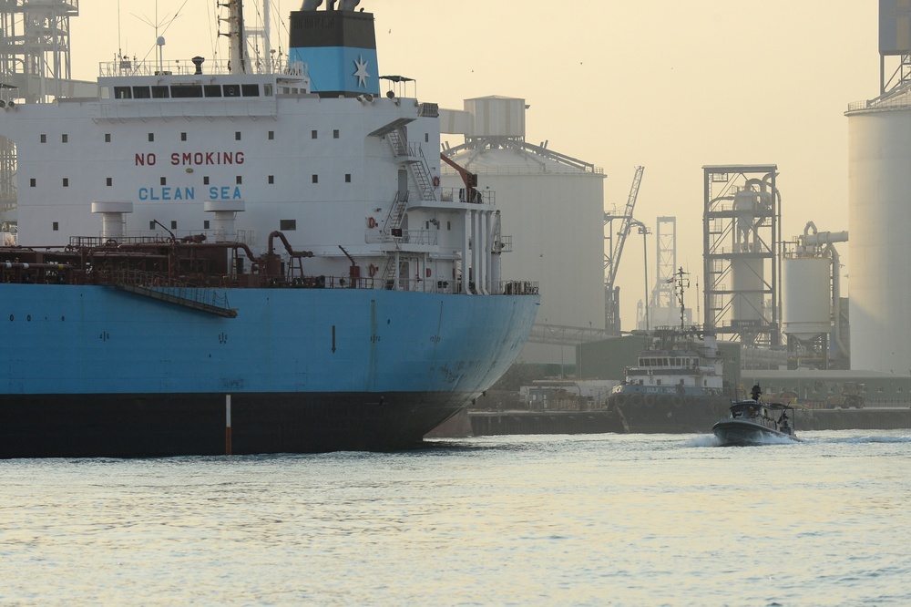 Commander, Task Group (CTG) 56.7 security boat escort
