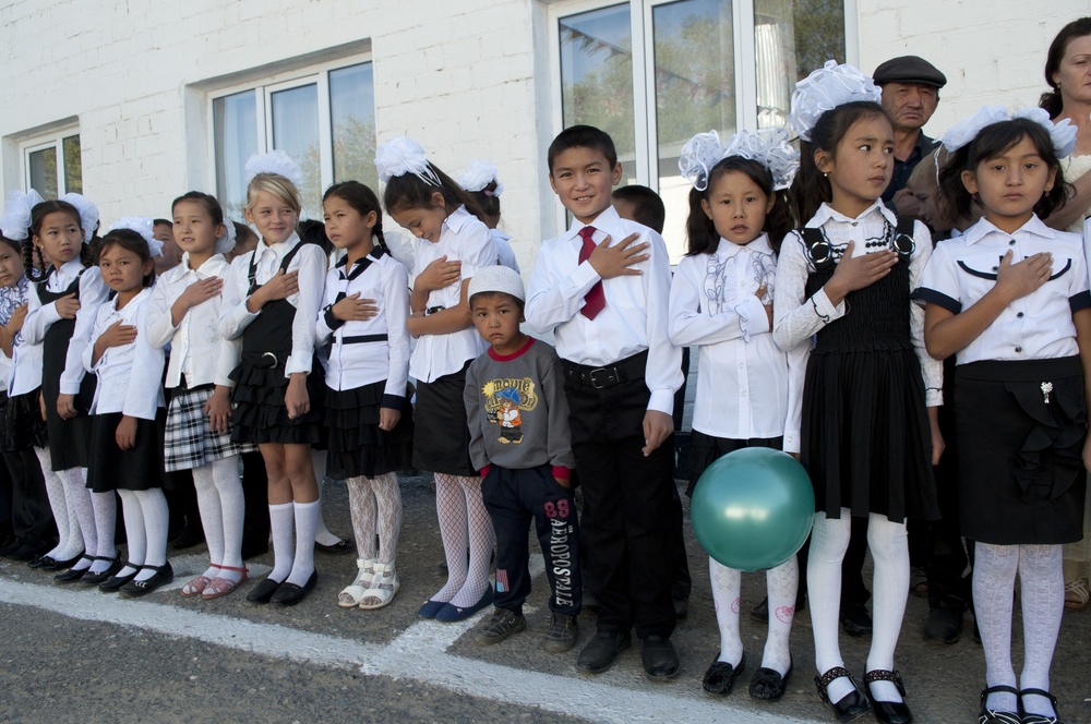 First bells ring in schools across Kyrgyzstan