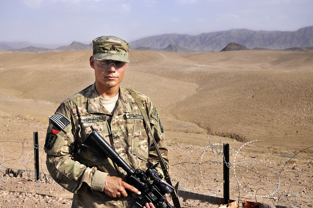 California soldier stands out in Afghanistan
