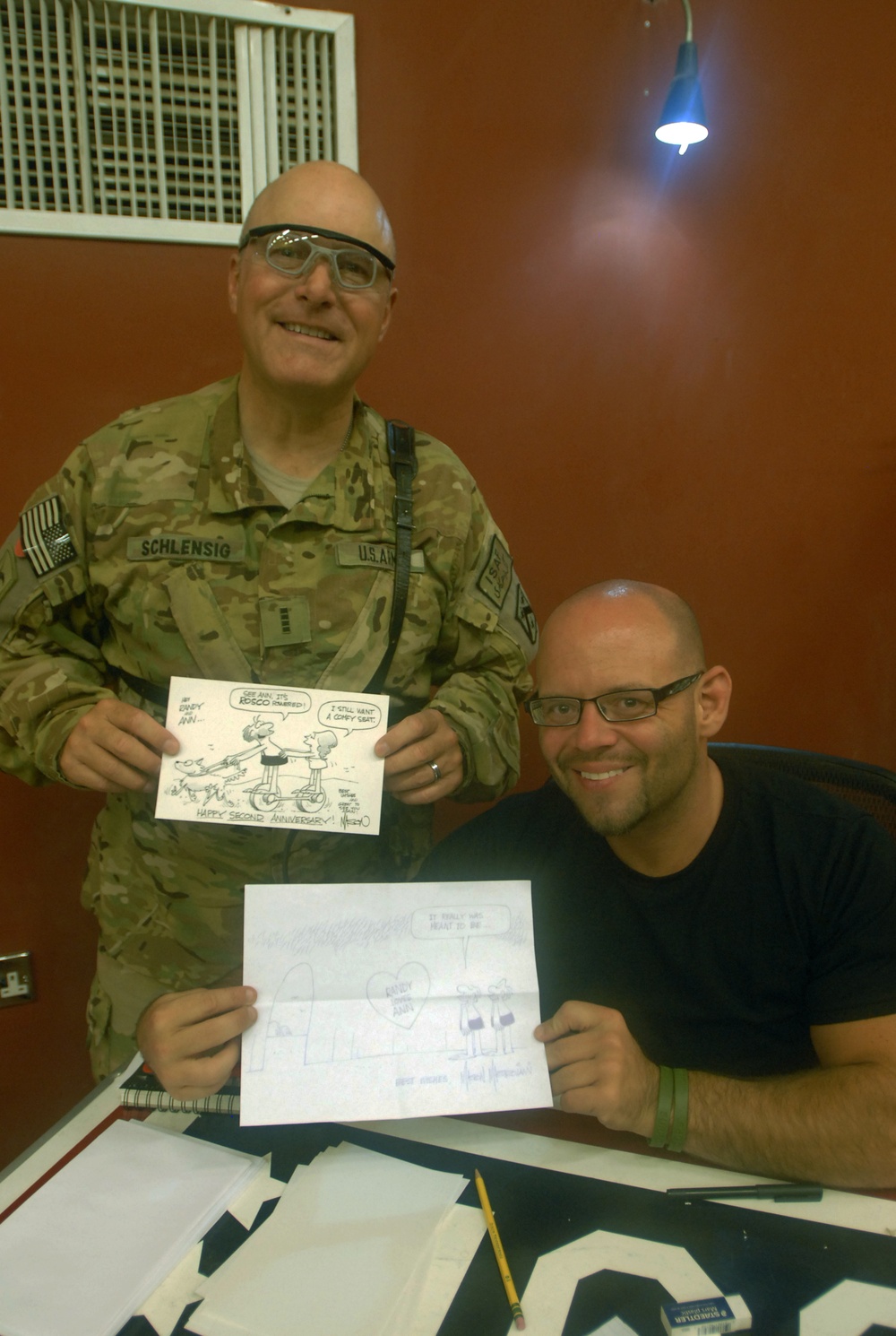Cartoonists tour Afghanistan with USO