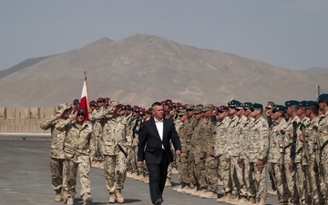 Poland’s National Minster of Defense visits Afghanistan during Warsaw Uprising anniversary