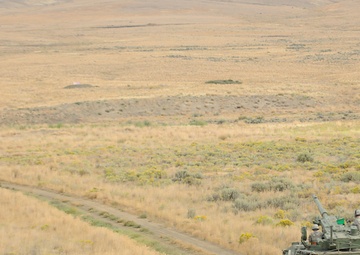 Stryker qualification at Yakima Training Center