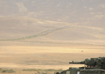 Stryker qualification at Yakima Training Center