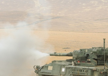 Stryker qualification at Yakima Training Center