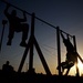 SP-MAGTF Crisis Response Marines take part in a squad-based physical training competition