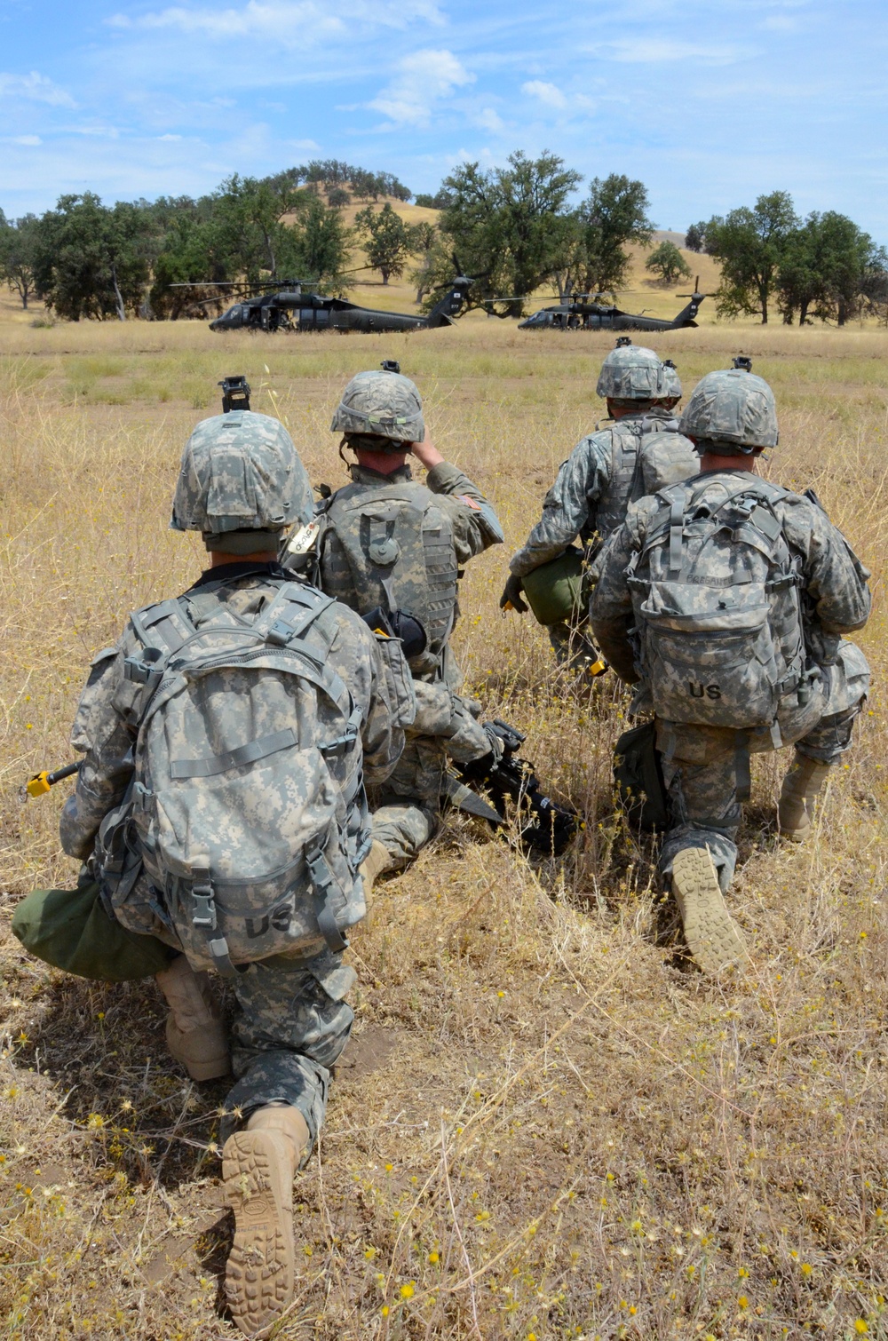 Mixed infantry squad mirrors National Guard make-up