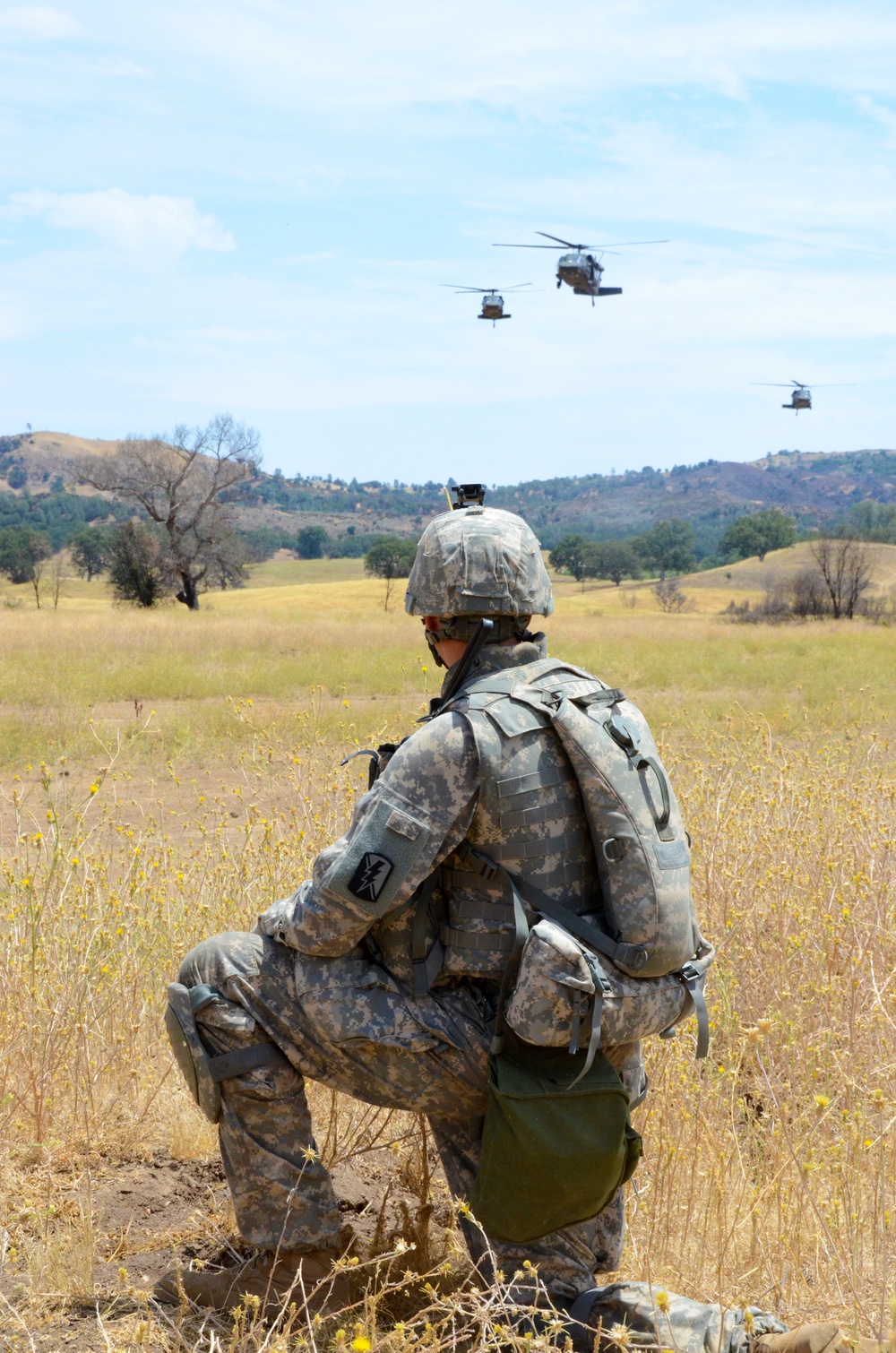 Mixed infantry squad mirrors National Guard make-up