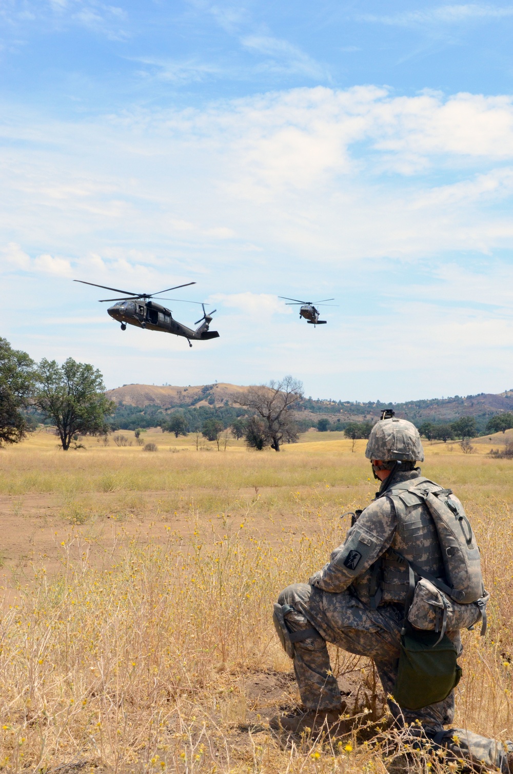 Mixed infantry squad mirrors National Guard make-up