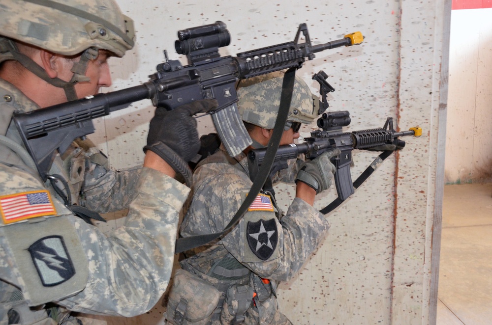 Mixed infantry squad mirrors National Guard make-up