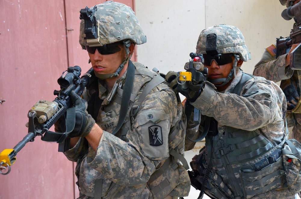 Mixed infantry squad mirrors National Guard make-up