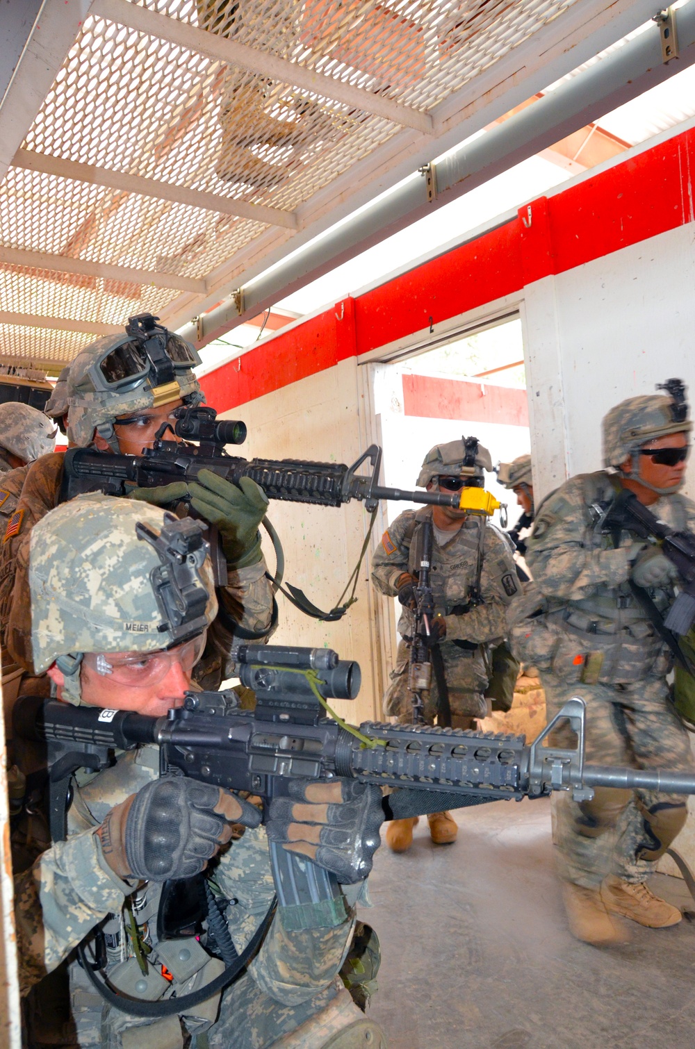 Mixed infantry squad mirrors National Guard make-up