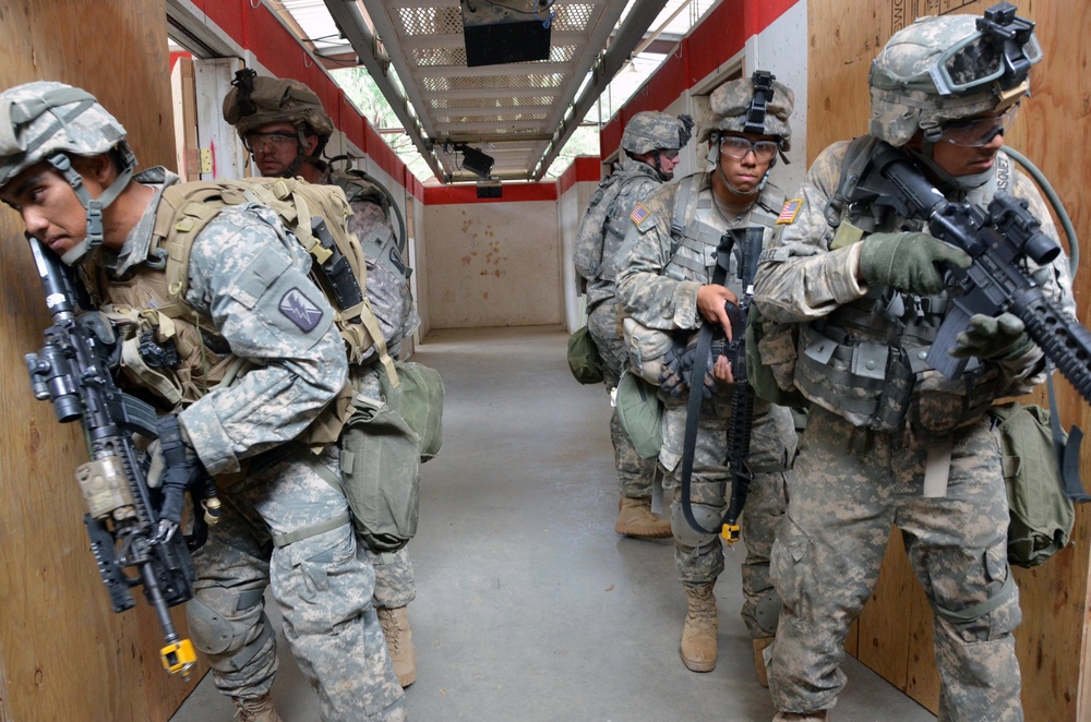 Mixed infantry squad mirrors National Guard make-up