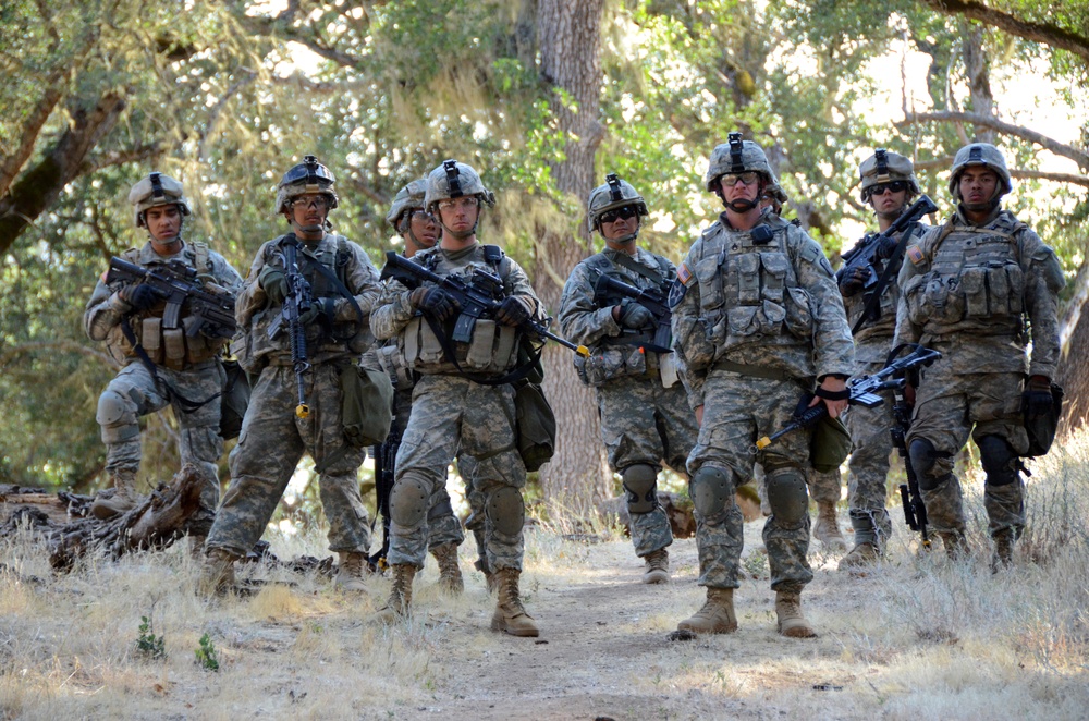 Mixed infantry squad mirrors National Guard make-up