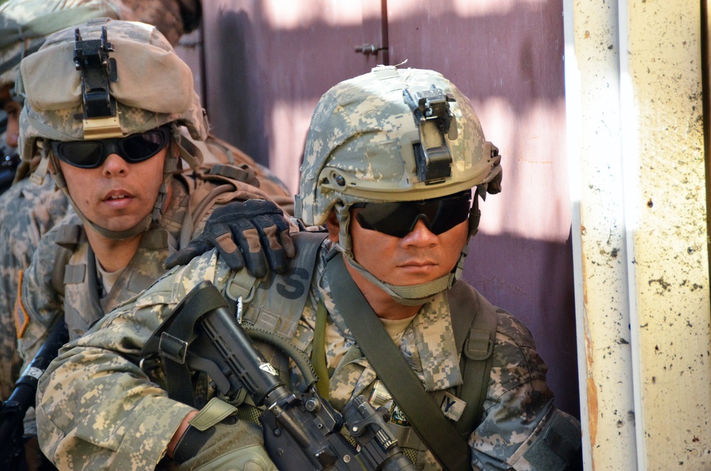 Mixed infantry squad mirrors National Guard make-up