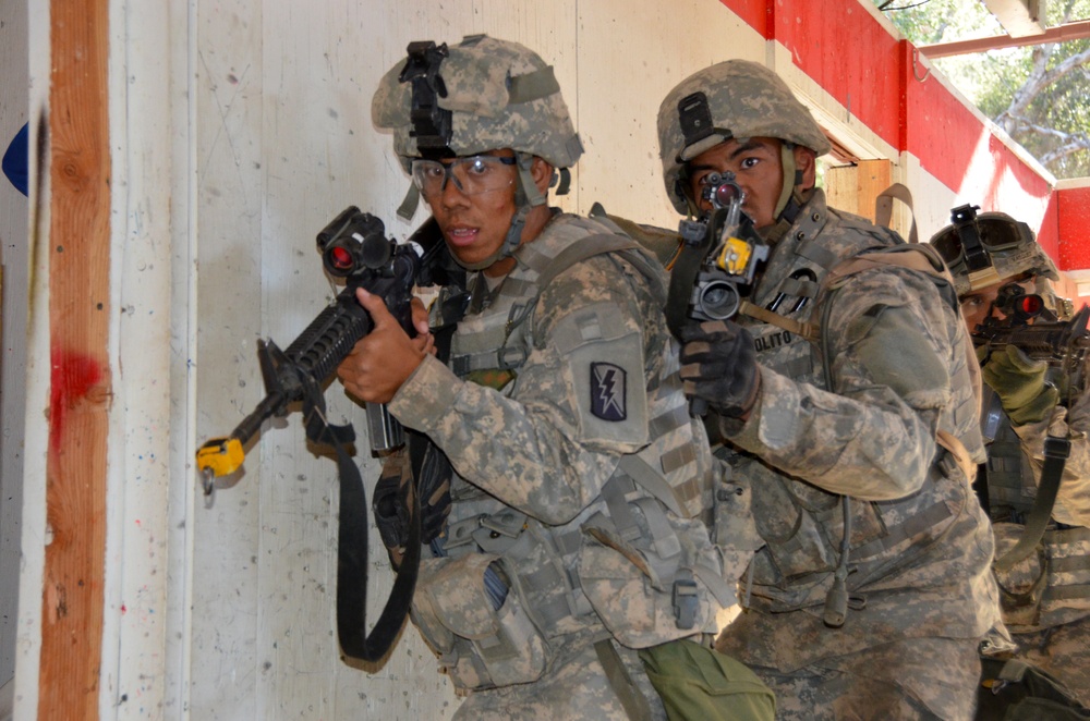 Mixed infantry squad mirrors National Guard make-up