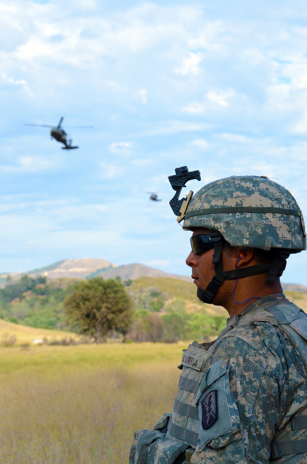 Mixed infantry squad mirrors National Guard make-up