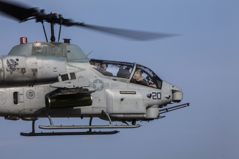 22nd MEU Super Cobras fly in support of RUT