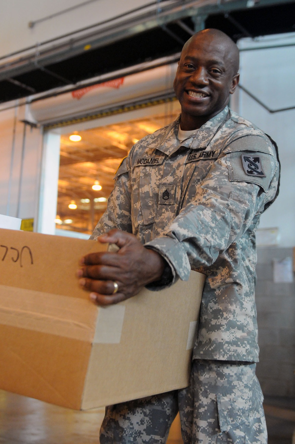 Soldier wears two uniforms