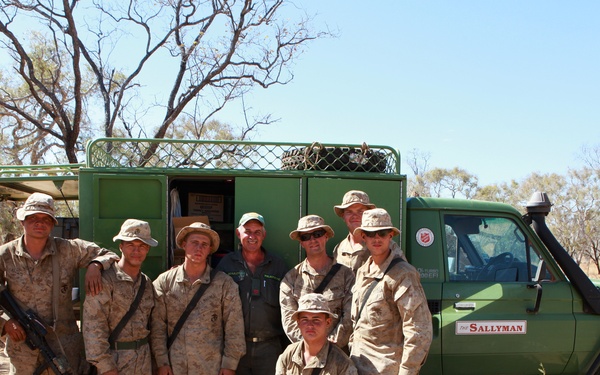 Sallyman raises morale in field