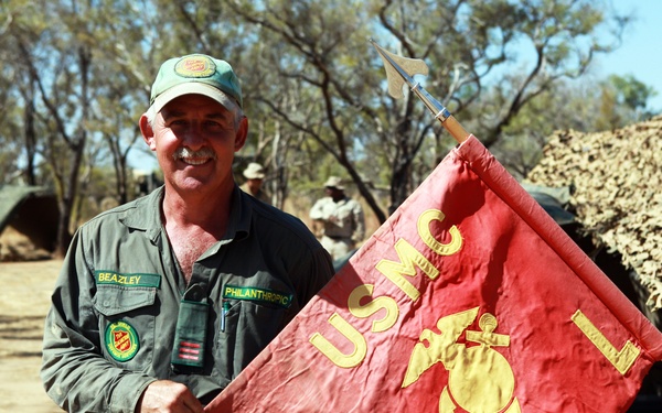 Sallyman raises morale in field