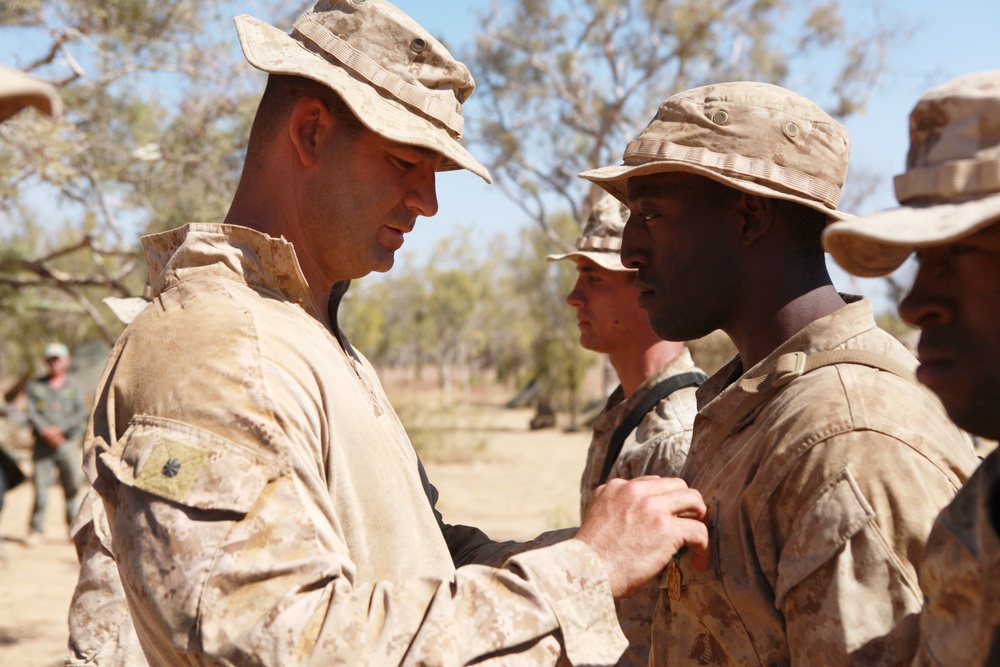 Marines awarded NAMs for Exercise Koolendong efforts